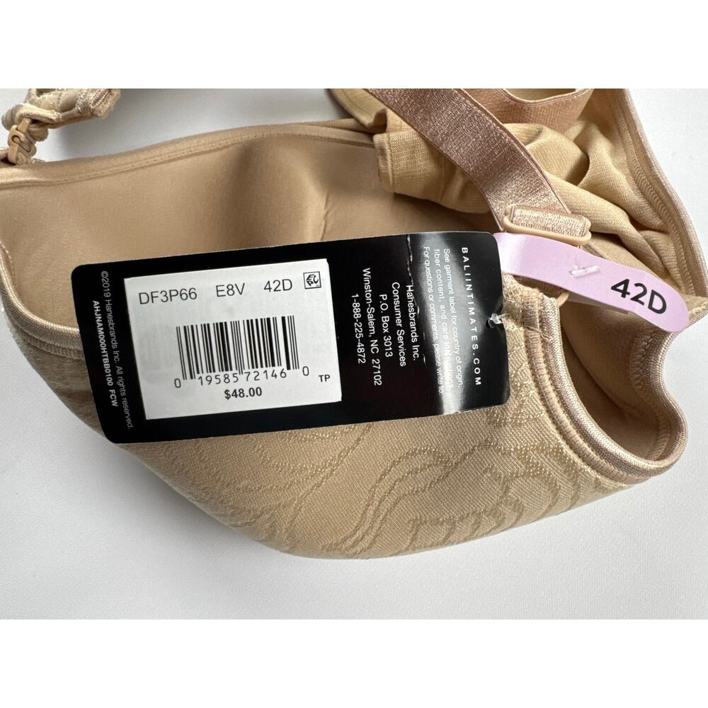 Bali Comfort Revolution Shaping Underwire Bra – 42D,‎ Sandshell, New - Picture 4 of 6